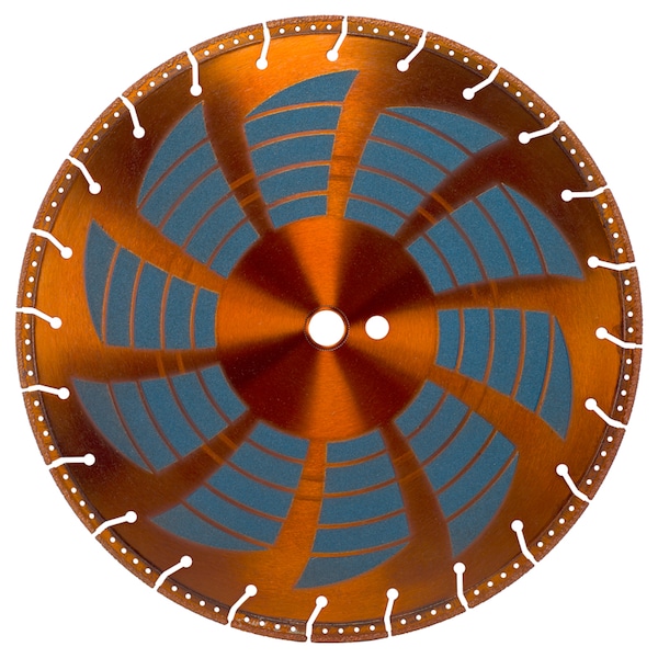 Paragon Diamond Tools 12'' x .142 x 1'' DP Rescue & Demolition Blade w/Abrasive Side Coating RSQ-12 - main